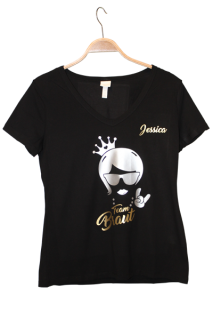Shirt mit Druck Team Braut